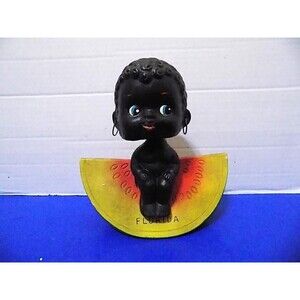 Vintage Florida Bobbleheads Souvenir Retro Florida Souvenir Watermelon